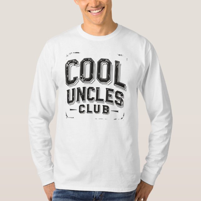 Klubben coola Uncles T Shirt (Framsida)