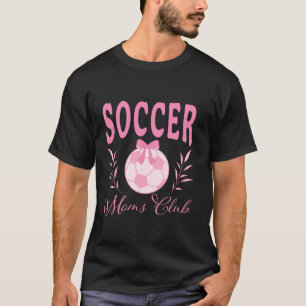 Klubben Coquette Bow Rosa Dotter Socce Mamma T Shirt