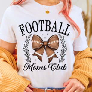 Klubben Coquette Game Day Football Mammor T Shirt