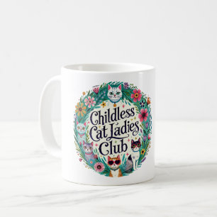 Klubben Dam i barskläder Kaffemugg