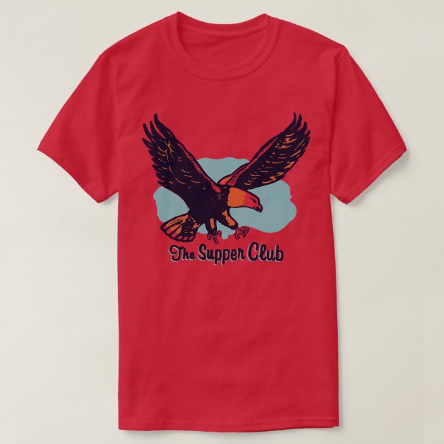 Klubben Eagles Flight TShirt T Shirt (Design framsida)