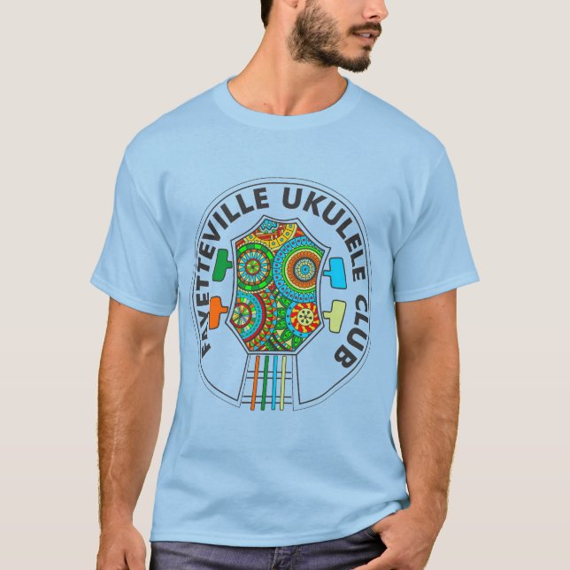 Klubben Fayetteville Ukulele T Shirt (Framsida)