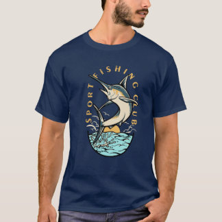 Klubben Fiske efter fisk (Graphic Fisheries Sports T Shirt