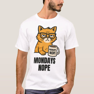 Klubben för grumlig kaffekaffe: Måndagar? Nej. T Shirt