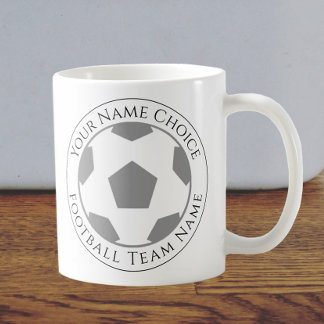 Klubben Fotboll Fläkt Namn och fotboll Kaffemugg