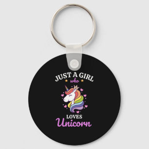 Klubben Girls kärlek Unicorn Fläkt Nyckelring