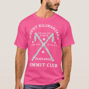 Klubben Hike Tanzani vid toppmötet i Kilimanjaro T Shirt