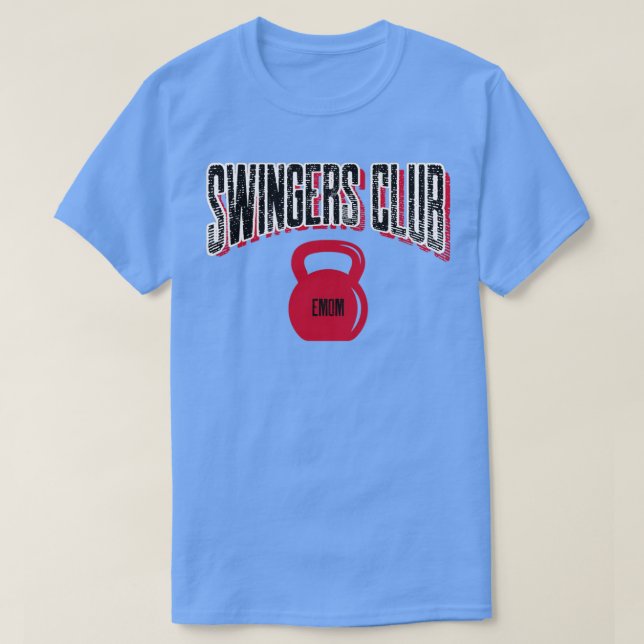 Klubben Kettlebell Swingers T Shirt (Design framsida)