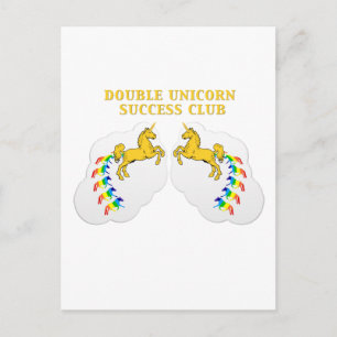 Klubben Lyckad dubbla i Unicorn Vykort