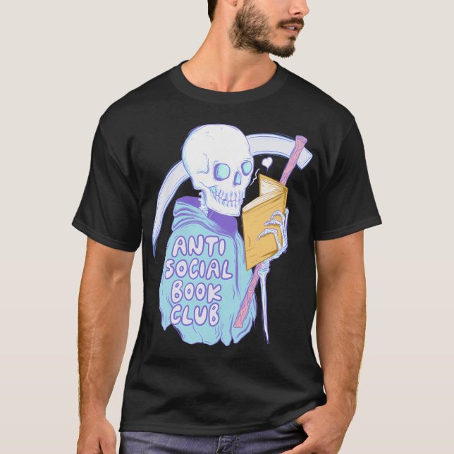 Klubben mot Social Bok T Shirt (Framsida)