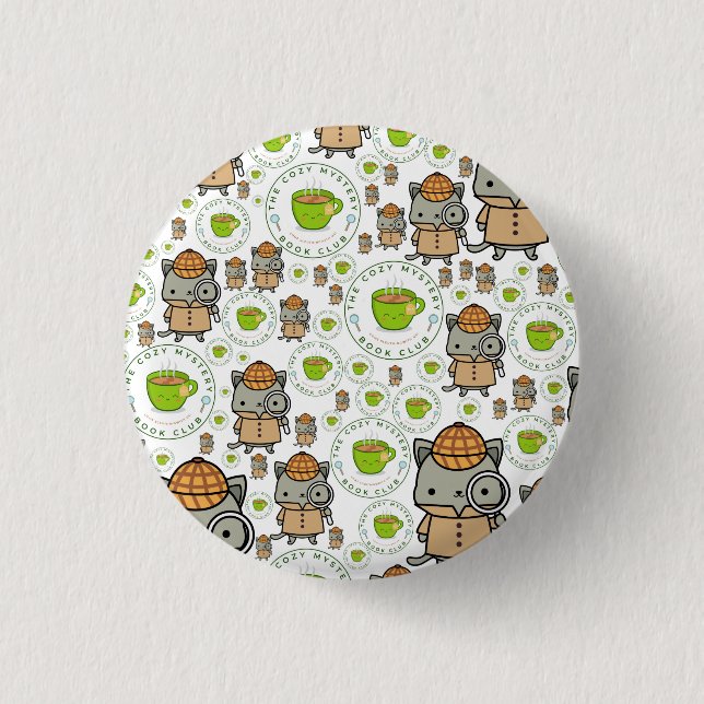 Klubben Mysiga mysteriet Bok Knapp (Framsida)