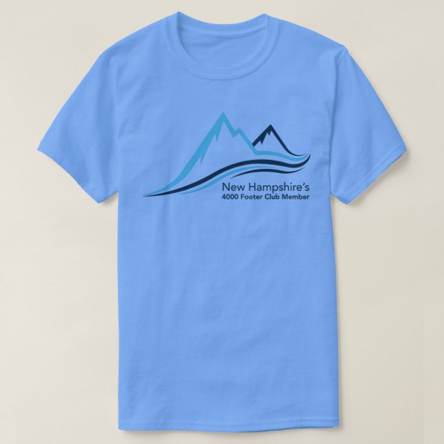 Klubben New Hampshire 4000 Footer T Shirt (Design framsida)