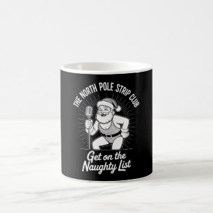 Klubben North Pole Strip Jultomten Dancing Kaffemugg