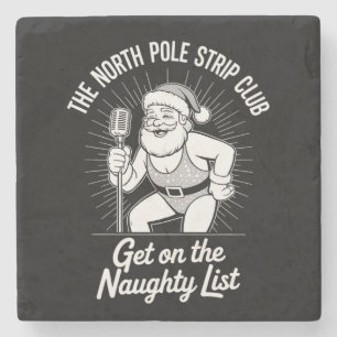 Klubben North Pole Strip Jultomten Dancing Stenunderlägg