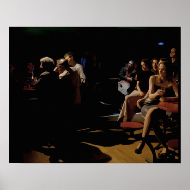 Klubben på natten poster (Framsidan)