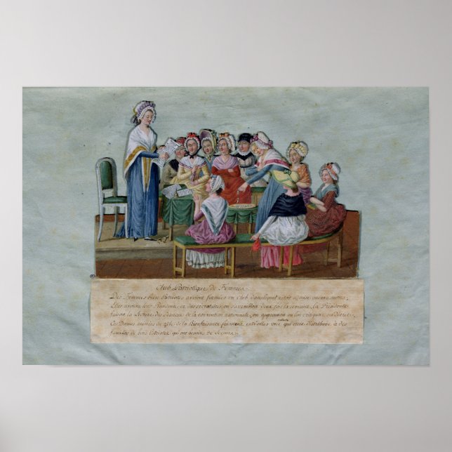 Klubben Patriotic för kvinnor Poster (Framsidan)