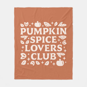 Klubben Pumpkin Spice Älskare Fleecefilt