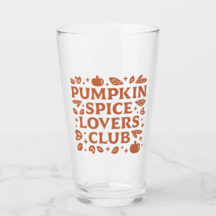 Klubben Pumpkin Spice Älskare Glaskopp