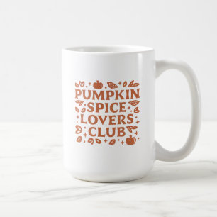 Klubben Pumpkin Spice Älskare Kaffemugg
