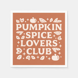 Klubben Pumpkin Spice Älskare Pappersservett