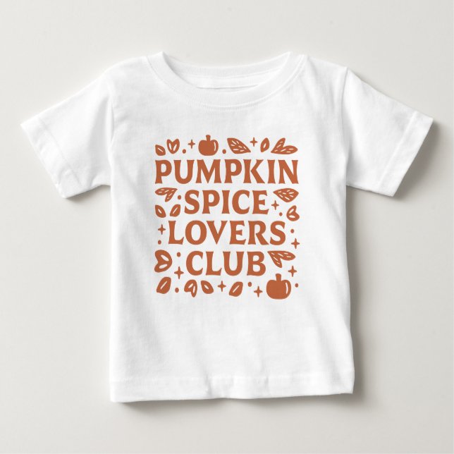 Klubben Pumpkin Spice Älskare T Shirt (Framsida)