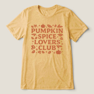 Klubben Pumpkin Spice Älskare T Shirt