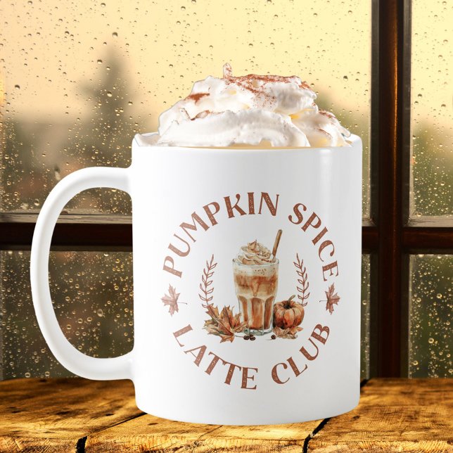 Klubben Pumpkin Spice Latte - höst Kaffemugg (In situ)