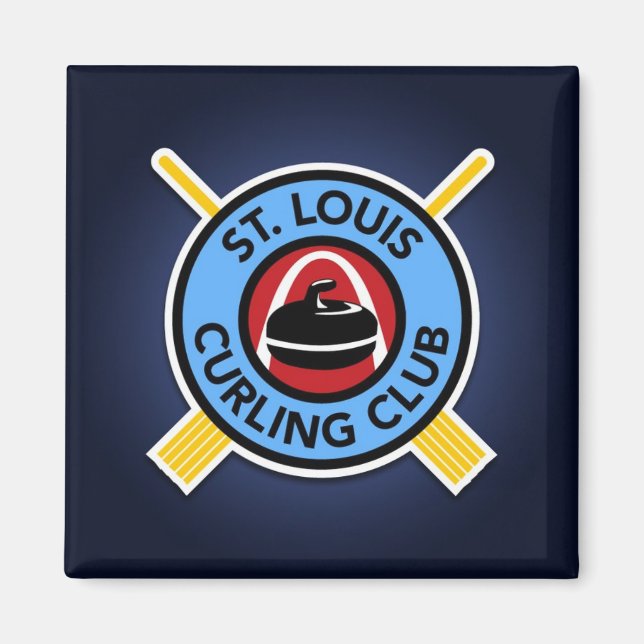 Klubben St Louis Curling Magnet (Framsidan)