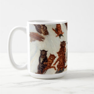 Klubben Tabby Toboggan av Louis William Wain Kaffemugg