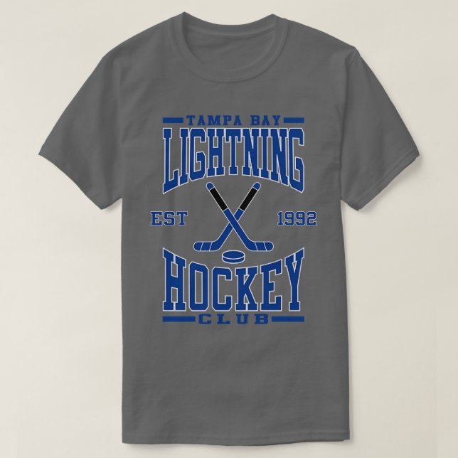 Klubben Tampa Bay Lightning Hockey  T Shirt (Design framsida)