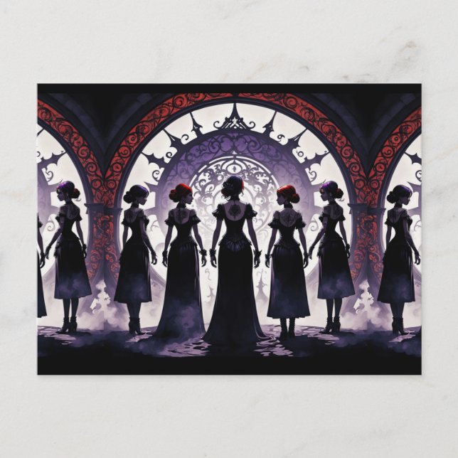 Klubben Tattoed Dam: Insamlingen Vykort (Framsida)