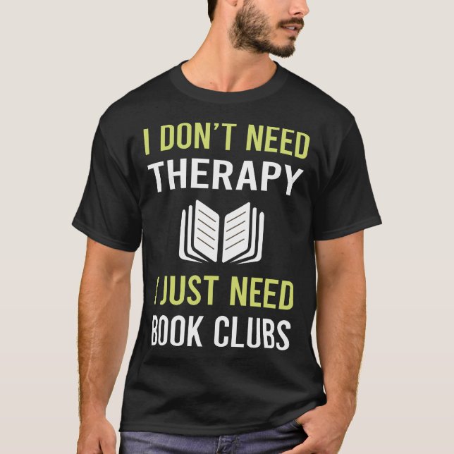 Klubben Therapy Bok T Shirt (Framsida)