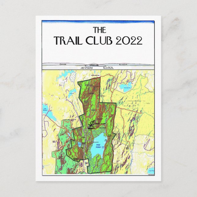 KLUBBEN TRAIL 2022 VYKORT (Framsida)