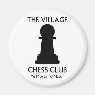 Klubben Village Chess Magnet