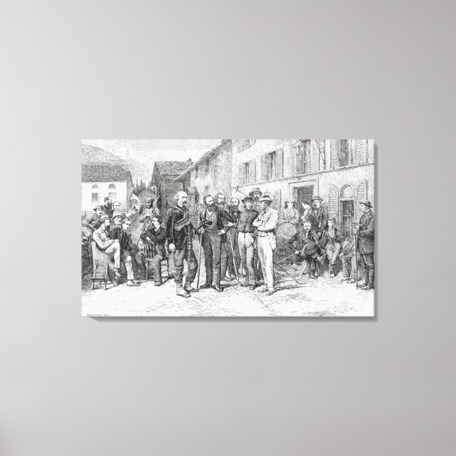 Klubben Zermatt 1864, från Ascent Canvastryck (Framsida)