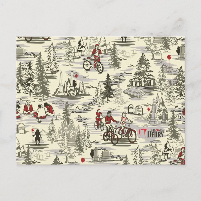 Klubbens förlorarkyrkogård Mönster Vykort (Framsida)