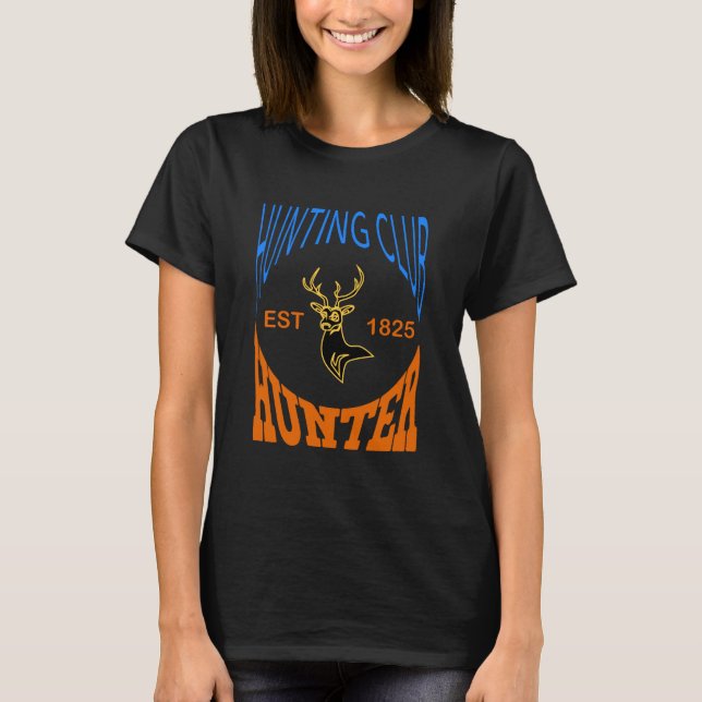 Klubbens jaktskylt och märke t shirt (Framsida)