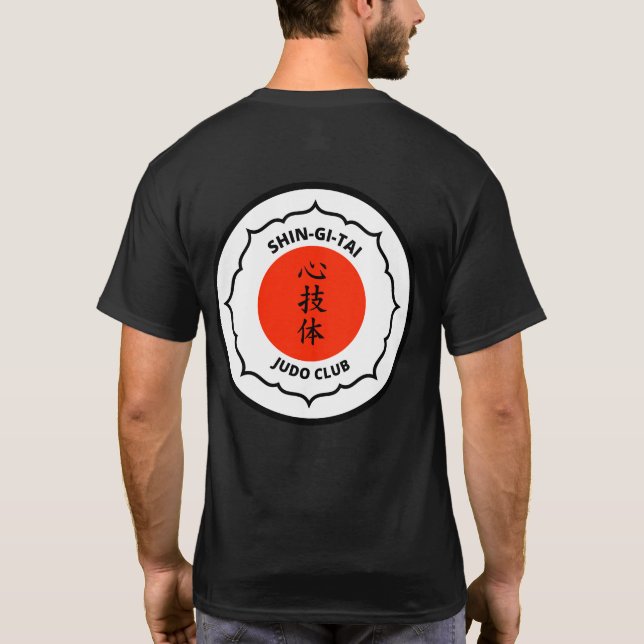 Klubbmanar för Judo Shin-Amerikansk soldat-Tai T Shirt (Baksida)