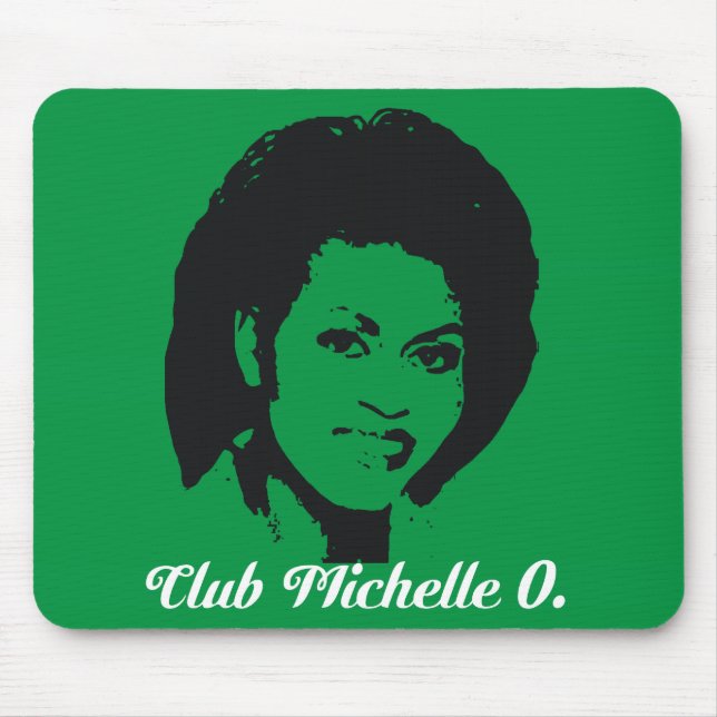 KlubbMichelle O. Mousepad I Kelly grönt Musmatta (Framsidan)
