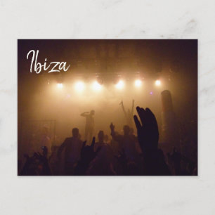 Klubbning i Ibiza Photo Vykort