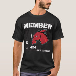 Klubbord-märkre design t shirt