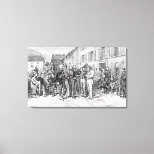 Klubbrummet av Zermatt i 1864, från "stigningen Canvastryck