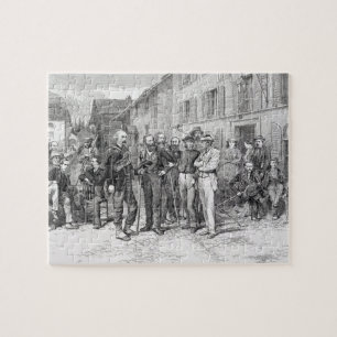 Klubbrummet av Zermatt i 1864, från "stigningen Pussel