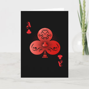Klubbs Poker Ace Casino Kort