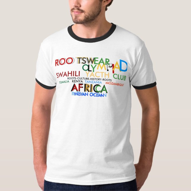 KLUBBT-tröja för SWAHILI YACTH Tee Shirt (Framsida)