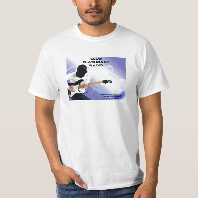 KLUBBTILLBAKABLICKEN RADIOSÄNDE T-TRÖJA TEE SHIRT (Framsida)