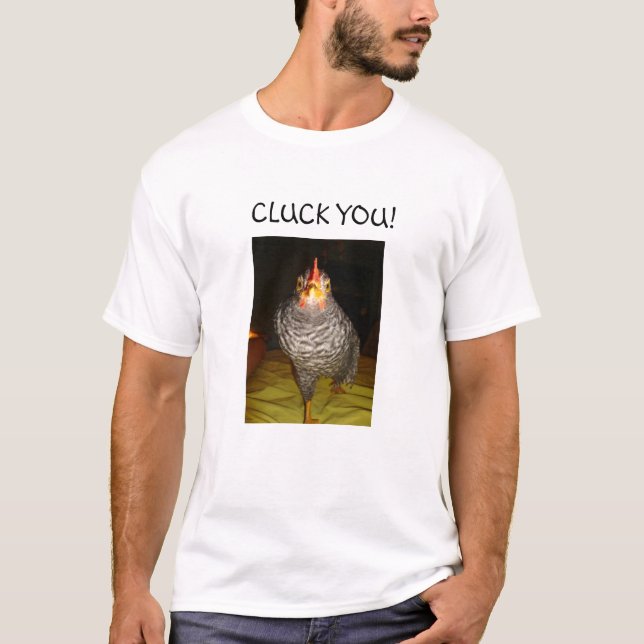 KLUCKA DIG! T-tröja Tee Shirt (Framsida)