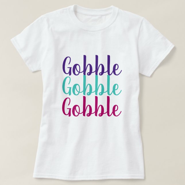 Kluckande kluckande, kluckandethanksgivingT-tröja Tröja (Design framsida)
