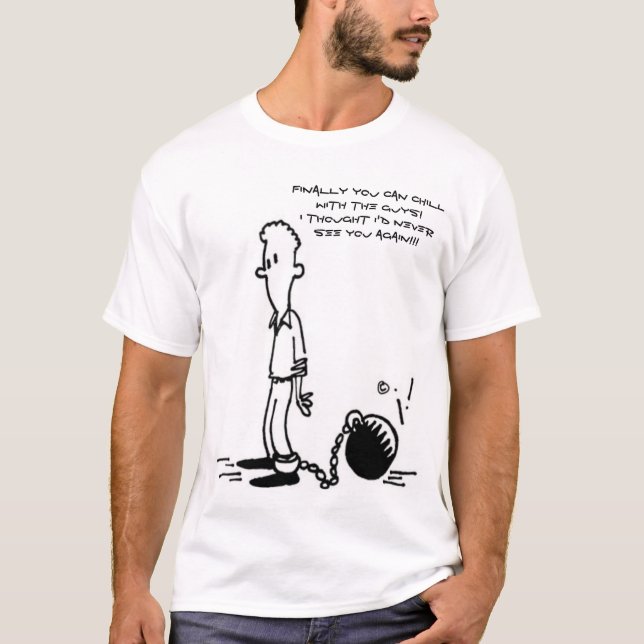 klumpa ihop sig och kedja t-shirt (Framsida)