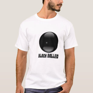 Klumpa ihop sig svart t shirt